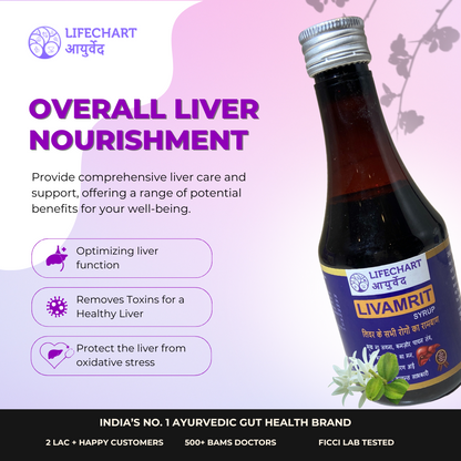 Livamrit Syrup by LifeChart Ayurveda